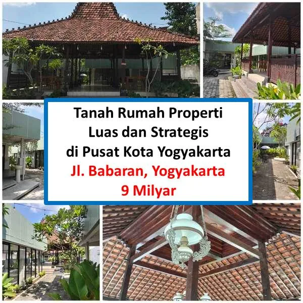 0 Jual Properti Tanah Rumah Eksklusif di Jl. Babaran Yogyakarta